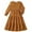 T11, variant on Mikilon Girls Long Sleeve Dress Tween Fall Formal Party Holiday Midi Tiered Flowy Swing Dresses with Belt 8-13 Years