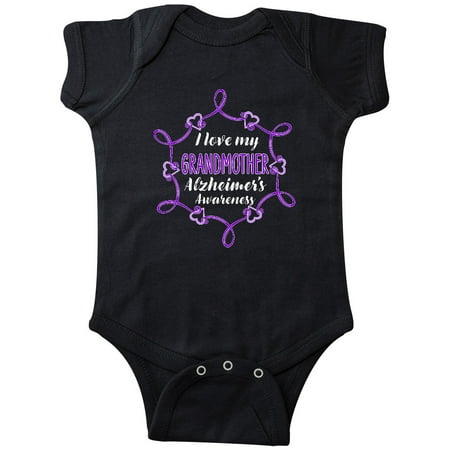 

Inktastic I Love My Grandmother Alzheimer s Awareness Gift Baby Boy or Baby Girl Bodysuit