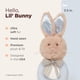 thumbnail image 2 of Peluche de conejito de peluche Bearington Lil' Bunny, 14 cm, 2 of 6