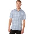 thumbnail image 1 of Perry Ellis - Camisa con botones a cuadros para hombre, azul, grande 3X, 1 of 1