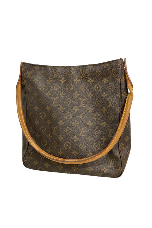Pre-Owned Louis Vuitton Monogram Looping GM Shoulder Bag M51145 Brown (Women's)