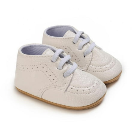 

Fashion Baby Boy Shoes Soft Sole Crib Shoes Warm Boots Anti-slip Sneaker Solid PU First Walkers For 1 Year Old 0-18 Months