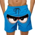 thumbnail image 1 of Men's Humor Graphic Elastic Waist Casual Shorts Quick Dry Swim Trunks for Pool Beach Vacation, 1 of 7