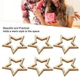 thumbnail image 3 of Wooden Hollow Star Decor, Star Shape Wooden Pieces Exquisite Outstanding Texture  for Office, 3 of 8