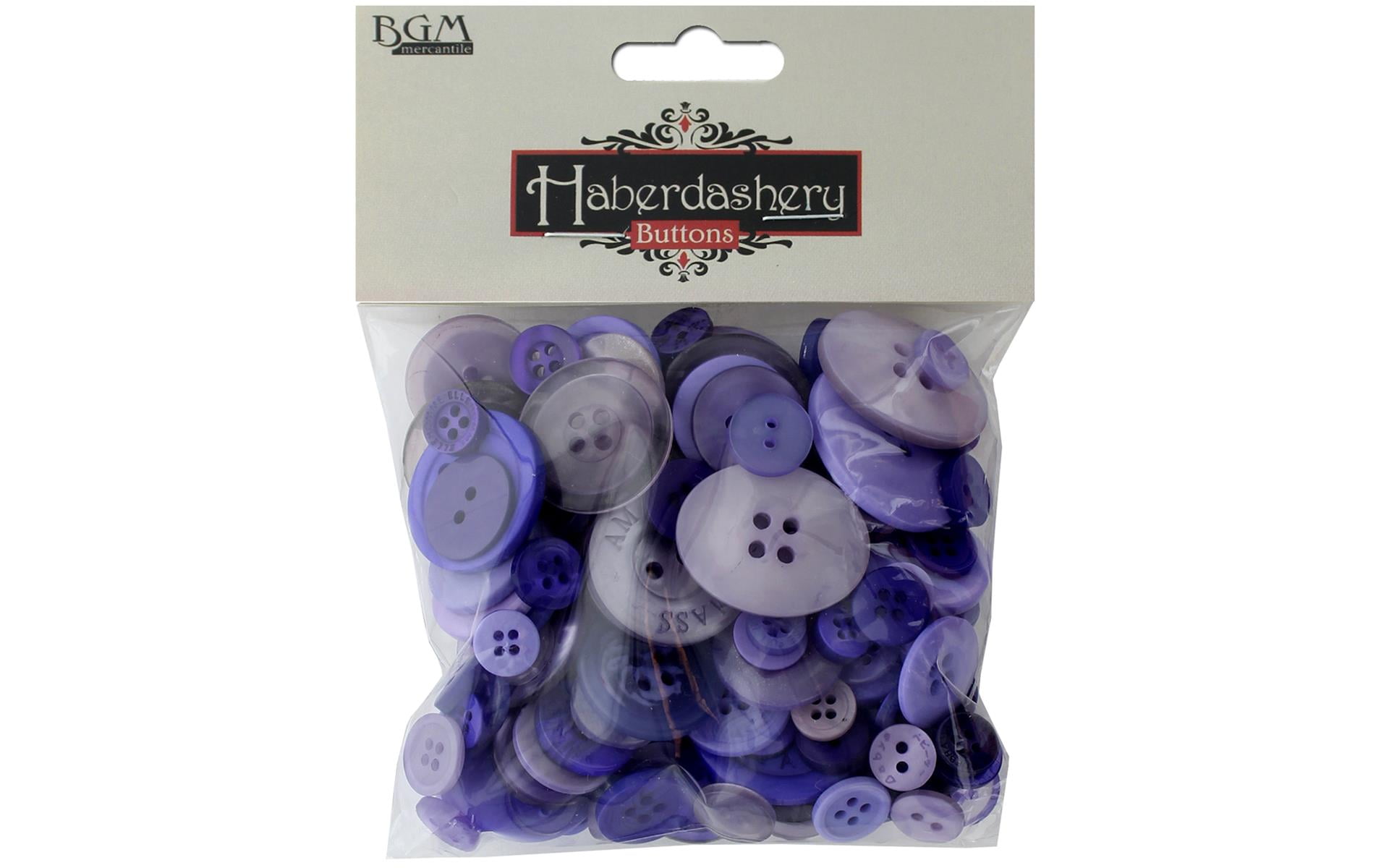 Buttons Galore Button Haberdashery Classic Purples
