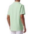 thumbnail image 3 of INSPIRE CHIC Men's Linen Shirts Camp Collar Short Sleeve Button Down Summer Beach Shirts 2XL Green, 3 of 6