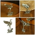 thumbnail image 6 of unbranded Bird Sculpture Crane Ornament 5.00X3.80X2.00CM Golden, 6 of 8