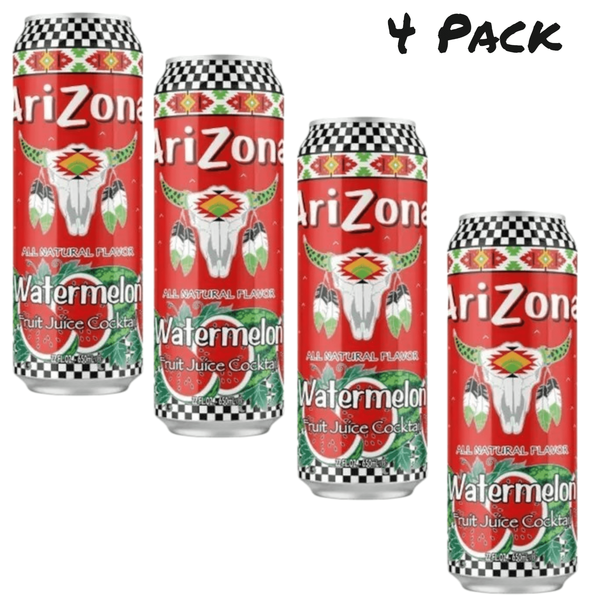 3x Cans Arizona Kiwi Strawberry Fruit Juice Cocktail 23oz ( Fast