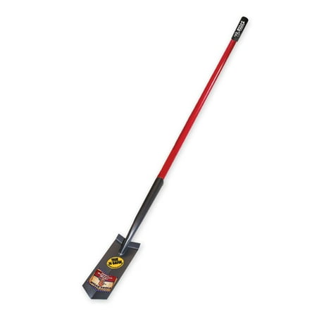 Bully Tools 92720 14-Gauge 4-Inch Trench Shovel with Fiberglass Long Handle