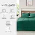 thumbnail image 3 of Mainstays All in One Reversible Comforter and Sheet set- 7 Piece, Queen, Green, 3 of 14