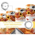 thumbnail image 4 of Fsddascl Fall Pumpkins Blackout Curtains for Bedroom/Living Room, Thermal Insulated Kitchen Curtains, Thanksgiving Maple Leaves Country House Grommet Darkening Window Treatment Drapes 27.5"x39"x2, 4 of 6