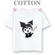 thumbnail image 4 of Camiseta de algodón 100% Kuromi Kawaii Manga Anime japonés Camiseta de verano para niños Ropa para niños Tops Camisetas para niños y niñas Camisetas para bebés Lindas, 4 of 5