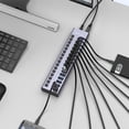 thumbnail image 4 of Neinkie USB Hub High-speed Multifunctional Driver-free Sturdy Efficient Data Transmission with Switch USB3.0 Hub Splitter 13/16 Ports Multiple Expander for PC, 4 of 9