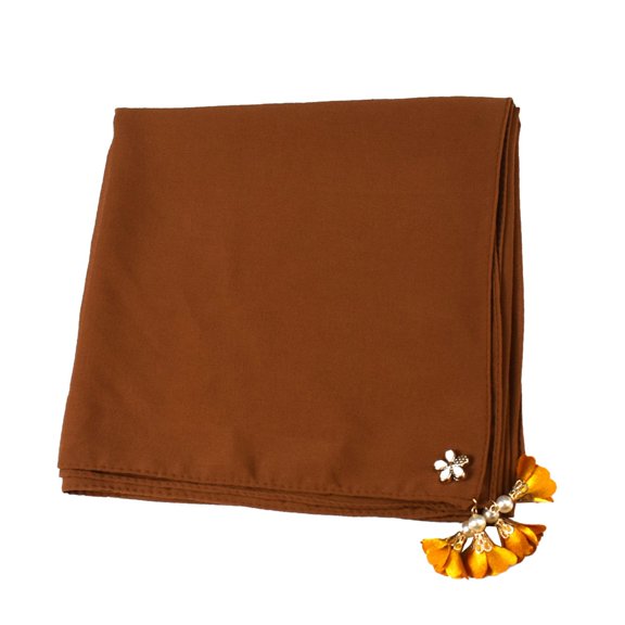 WCJM Women Fashion Solid Chiffon Square Head Scarf Lightweight Neck Scarves Hair Bandana Neckerchief Chiffon Lady Headscarf Black Headscarf for Women Wide Knit Headband