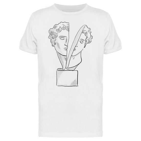 Broken Head Of David T-Shirt Men -Image by Shutterstock, Male Large