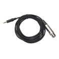 thumbnail image 3 of Cable de audio Hugo 3.5 Mm a XLR macho a hembra negro, 3 of 10