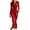 Red, variant on MELDVDIB Dresses for Women Vintage V-Neck Long Sleeve Spring Fall Long Dress Fashion Casual Solid Color Slim Outfits