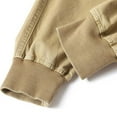thumbnail image 4 of Men's Pants for Work Men Casual Solid Multiple Pockets Outdoor Straight Type Fitness Pants Cargo Pants Trousers Mens Sweat Pants, 4 of 7
