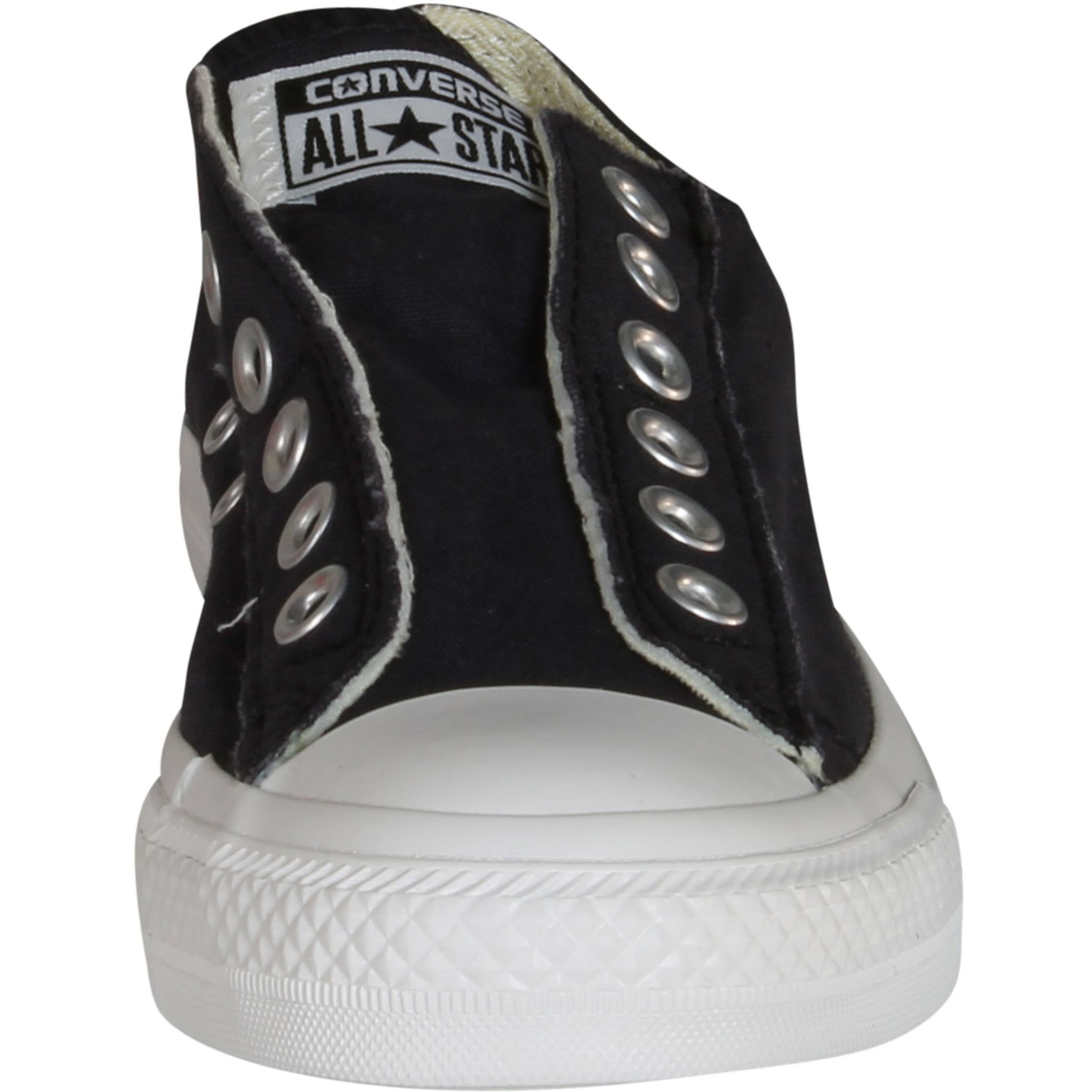Mens Converse Chuck Taylor All Star Slip On OX Low Top Black White 1T3 - image 3 of 4