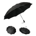 thumbnail image 2 of QualitChoice Inverted Umbrella Windproof Folding Umbrella 10 Ribs Automatic Reverse Umbrella with Reflective Stripe, 2 of 6