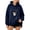 Navy, variant on Goodw7 Oversized Cat Pouch Hoodie for Women, Cozy Fleece Pullover Sweatshirt with Kangaroo Pocket, Pet Carrier for Fall Winter Outings and Home Use