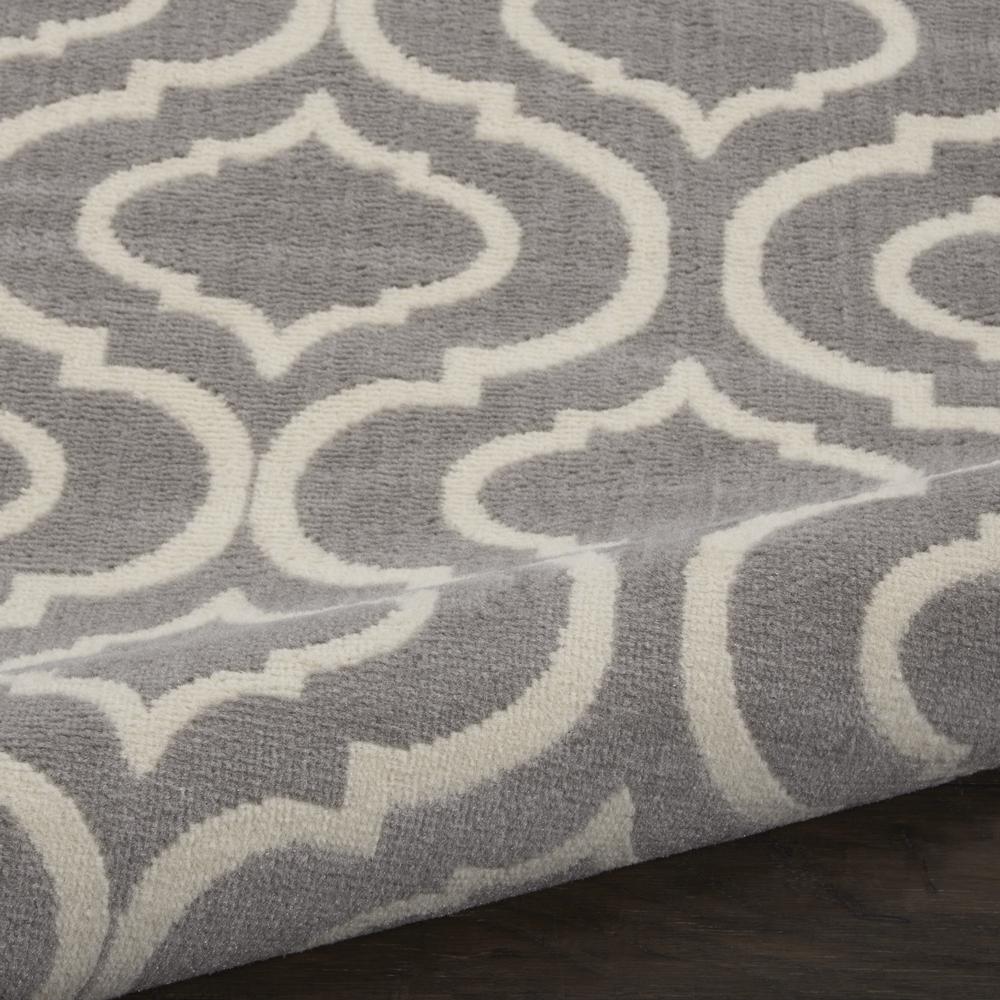 Nourison Jubilant Trellis Grey 2'3" x 7'3" Area Rug, (2x7)