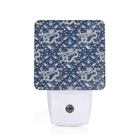 

Sigee Dragon for Night Lights Plug into Wall Dusk to Dawn Sensor Warm White Led Night Light 0.5W for Kid Hallway