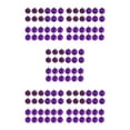 thumbnail image 1 of relayinert 24 Pcs/ensemble Grand Application Mariage Fête Décoration Maison Durable et Fiable Violet 5ensemble, 1 of 6