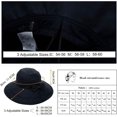 thumbnail image 5 of YooGuoGuo Comhats Packable Summer Cotton Sun Hat Bucket for Women UV Protection Wide Brim Beach Gardening Travel 54-64CM, 5 of 6