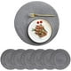 thumbnail image 2 of Mantel Individual Redondo Roscado - Gris Oscuro 36cm-6pcs Adepaton WMPH-1326-2, 2 of 9