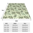 thumbnail image 3 of Vsdgher Green Snake Ultra-Soft Micro flannel Blanket Throw Blankets for Couch Sofa, Bed (4 sizes)-60"x50", 3 of 7