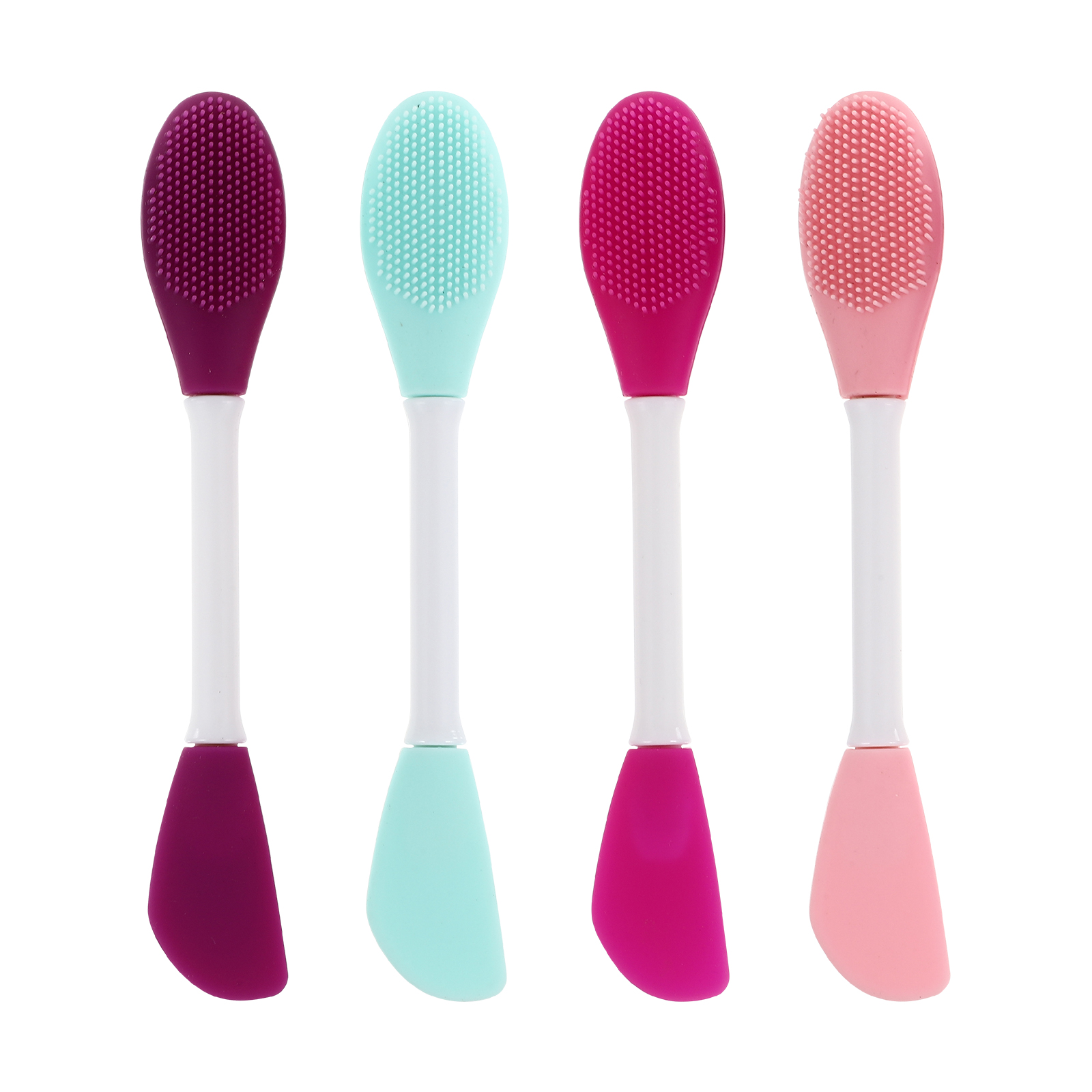 NUOLUX 4pcs Silicone Face Mask Brushes Beauty Tools Facial Mud Mask