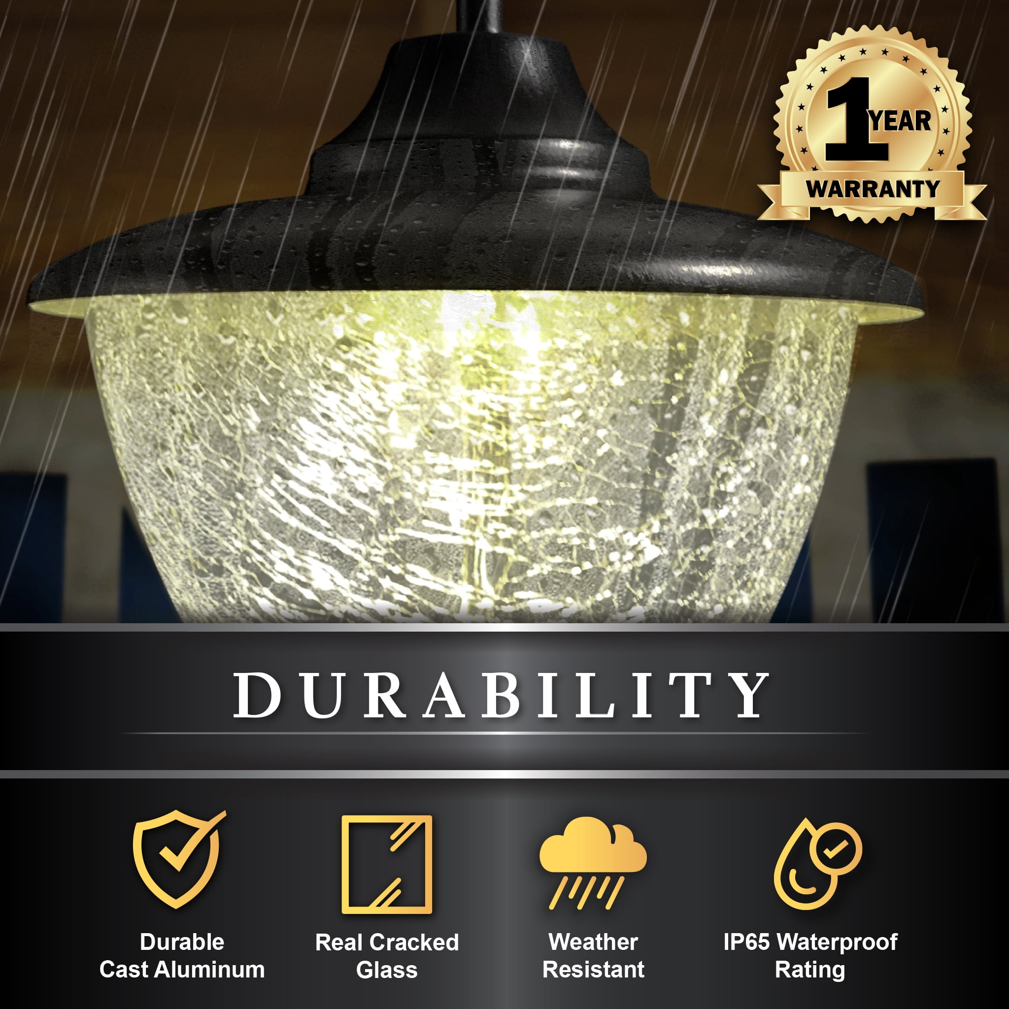 Classy Caps HL152 Eclipse Solar Hanging Chandelier- Black