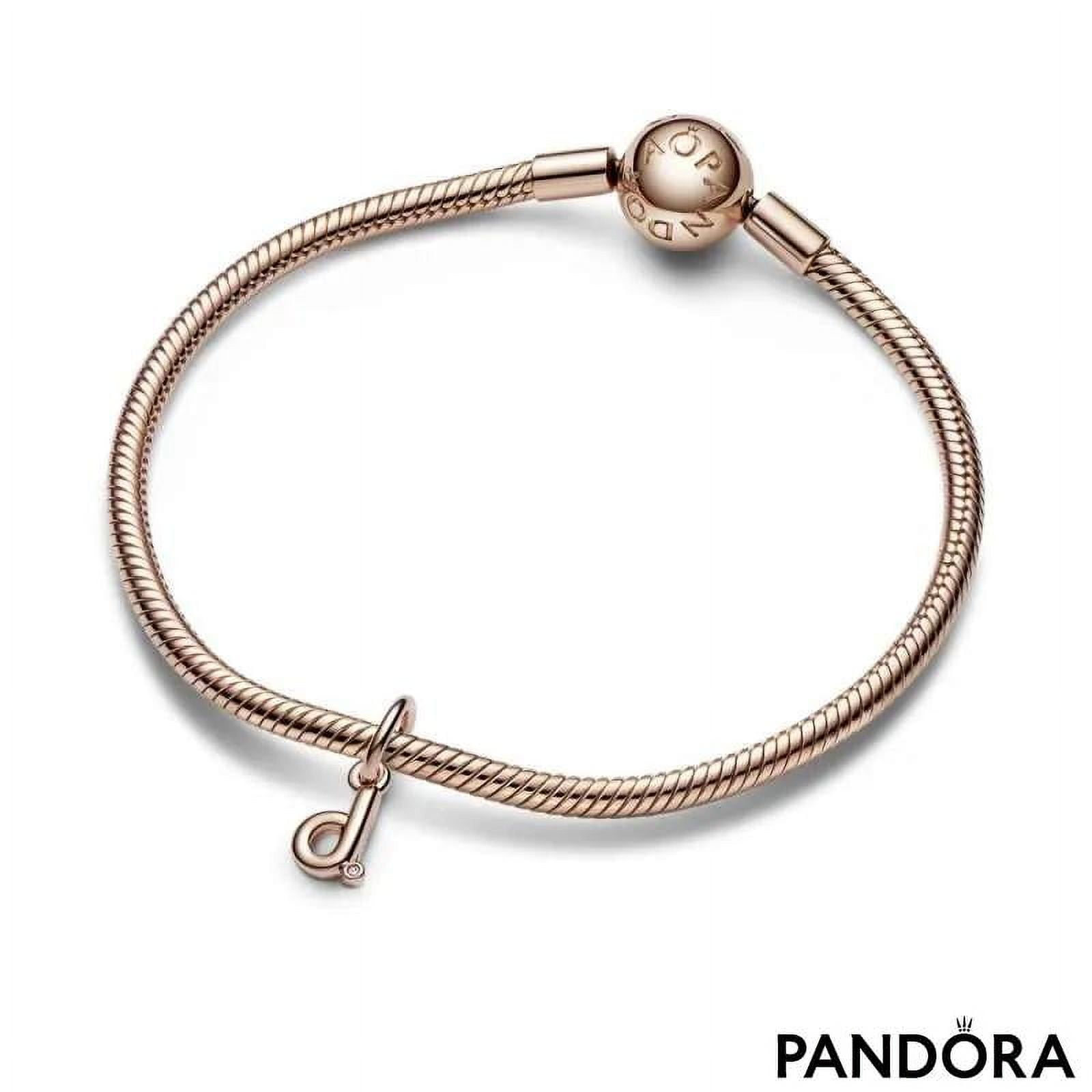 Pandora Letter D Script Alphabet Dangle Charm