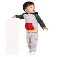thumbnail image 2 of Wonder Nation Baby Boys Full Zip Hoodie and Jogger Sweatpants Set, 2 Piece, Sizes 0/3M-24M, 2 of 6