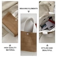 thumbnail image 5 of Monyance Beach Tote Bag for Women, Straw Woven Handbag, Casual Lightweight Woven Tote, Perfect for Travel and Daily Use (11.81x7.48x4.72 Inches), 5 of 10