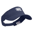 thumbnail image 4 of RV Logo Embroidered Pro Style Cotton Twill Washed Visor - Navy OSFM, 4 of 5