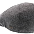 thumbnail image 6 of Walrus Hats Grey Luxe Grand Master Duckbill Cap – Classic 6-Panel Wool Blend Flat Cap – Suede Brim Underside & Soft Cotton Liner for Timeless Comfort, 6 of 7