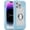 Ice Blue, variant on Compatible with iPhone 14 Pro Max Case 6.7 Inch with Ring Stand, [Soft Silicone and Hard Plastic ] Heavy-Duty Military Grade Shockproof Phone Cover for iPhone 14 Pro Max. (Avocado)