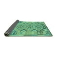 thumbnail image 2 of Ahgly Company Indoor Rectangle Persian Turquoise Blue Traditional Area Rugs, 2' x 4', 2 of 4
