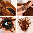 thumbnail image 3 of Spider Plush Backpack Stuffed Soft Animal Dolls Cartoon Insect Backpack Decorative Bag Adjustable Shoulder Strap Bag, 3 of 7