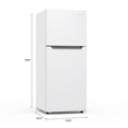 thumbnail image 5 of Frigidaire 10 Cu. ft Top Freezer Refrigerator, Frost-Free Apartment Size Fridge for Kitchen, Office, White, 5 of 8