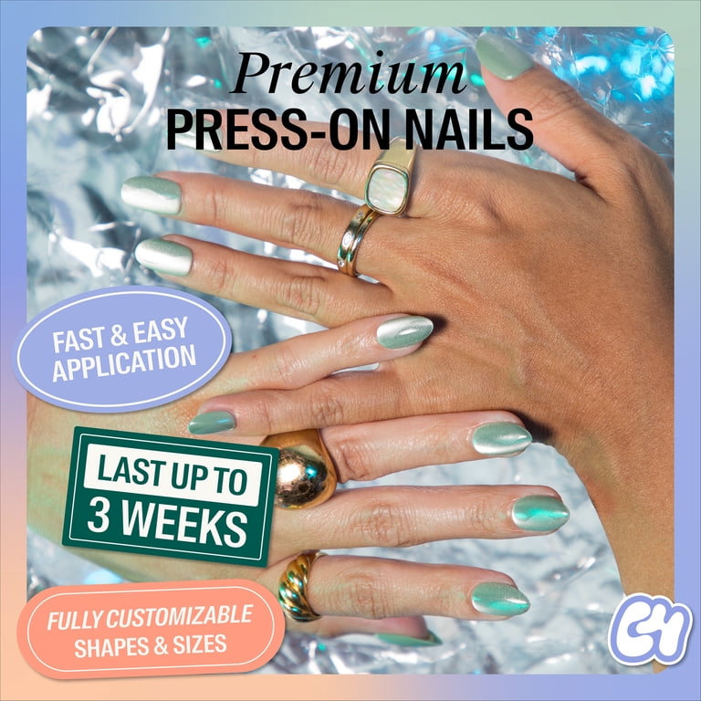 Chillhouse Chill Tips Press-On Nails, Veil Drip French photo 8