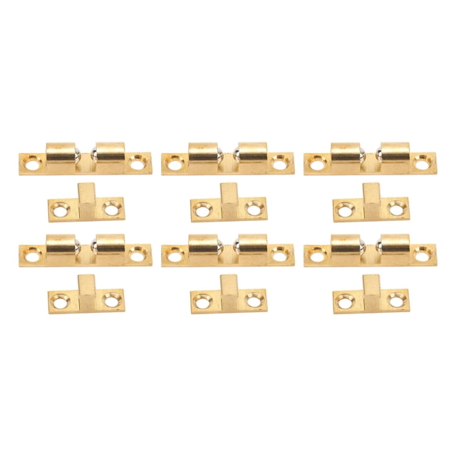 6 Set Cabinet Door Catch Ball Tension Catch Latch Hardware For Closet Cabinets Drawers