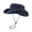 Navy, variant on Sun Hats for Men Women Outdoor Travel Fishing Mountaineering UV Protection Wide Brim Boonie Hat Safari Cap Distressed Denim Style Adjustable Chin Strap for Adults Everyday Casual Apparel Gear