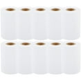 thumbnail image 1 of HEALEEP 10 Rouleaux Rouleau de Papier pour Machine à Cartes de Crédit pour Usage Hôtelier Pâte de Bois Blanche, 1 of 5