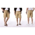 thumbnail image 4 of Men's Cargo Shorts with 7 Pockets, Non-tearable Comfy Cotton Camo Shorts,Causal Summer Work Shorts,Cargo Style(No Belt)C29 Camo,Size 36, 4 of 8