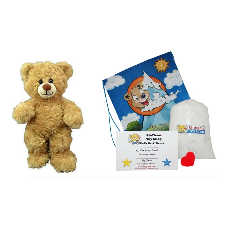 Mini Plush Animal Stuffing Kit – Book and Bear