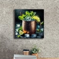 thumbnail image 3 of Epic Graffiti 'Moscow Mule' by Rey Klimt Canvas Wall Art, 18" x 18", 3 of 8
