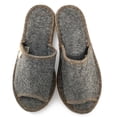 thumbnail image 2 of 100% Sheep Wool House Slippers Optima Open Toe Men's Slippers Indoor Bedroom Slippers Comfy Slippers (US-Size, numeric_10), 2 of 6